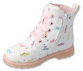 Wysokie Sznurowane trzewiki dla dziewczynki Befado z motywem słodyczy i różowymi sznurowadłami