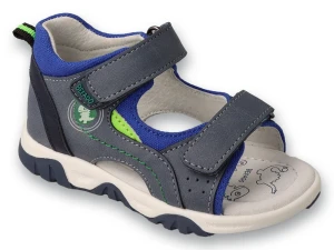 SKÓRZANE SANDAŁY CHŁOPIĘCE PLANE BEFADO