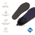 miękka profilowana wkładka w granatowych półbutach Befado – komfortowa wyściółka dzianinowa