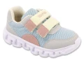 pastelowe niebieskie buty sportowe dla dziewczynki Befado - lekkie sneakersy