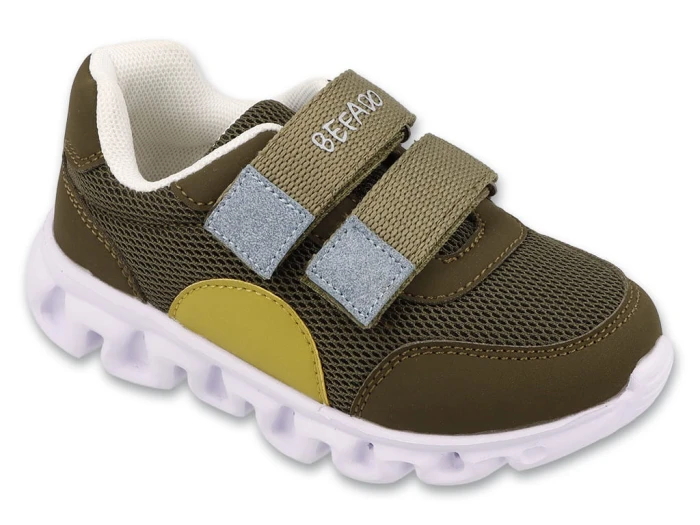 Zielone buty sportowe dla dzieci Befado Multi lekkie sneakersy do żłobka, przedszkola
