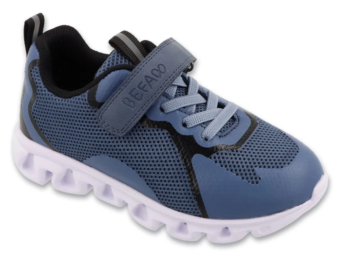 "Niebieskie buty dziecięce sportowe Jolly Befado lekkie sneakersy dla chłopca i dziewczynki