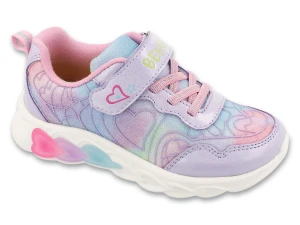 BUTY DZIECIĘCE SPORTOWE PODESZWA LED GLITTER VIBE BEFADO