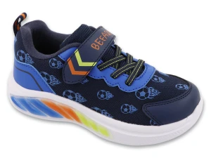 BUTY CHŁOPIĘCE SPORTOWE PODESZWA LED GLOW BALL BEFADO