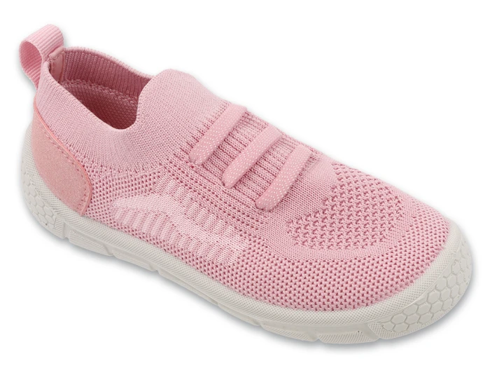 Różowe wsuwane buty dziecięce Befado HONEY – ultralekkie slip-on z przewiewną cholewką