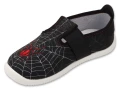 Chłopięce buty barefoot Befado Softer z motywem pajęczyny – widok z boku