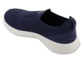 Granatowe buty damskie slip-on Befado Home & Go – widok od tyłu