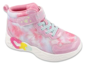 BUTY DZIECIĘCE SPORTOWE PODESZWA LED HEART LIGHTY BEFADO