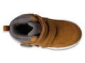 Chłopięce buty jesienne za kostkę Befado Waterproof – widok z góry na dwa rzepy i miękkie wnętrze