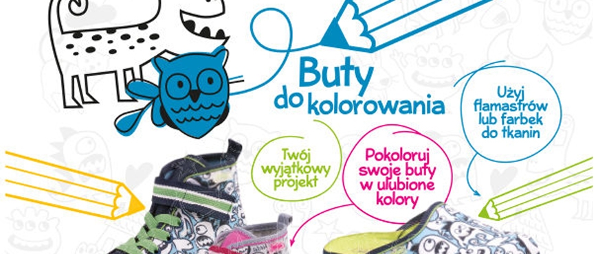 NOWOŚĆ BEFADO - BUTY DO KOLOROWANIA